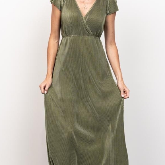 Baltic Born Dresses & Skirts - Elegant Olive Green Maxi Dress